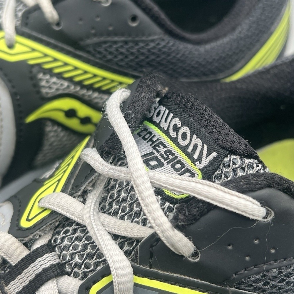 Saucony Cohesion 10 Gray Green Running Shoes - Men's Size 11.5 USED - Picture 5 of 9